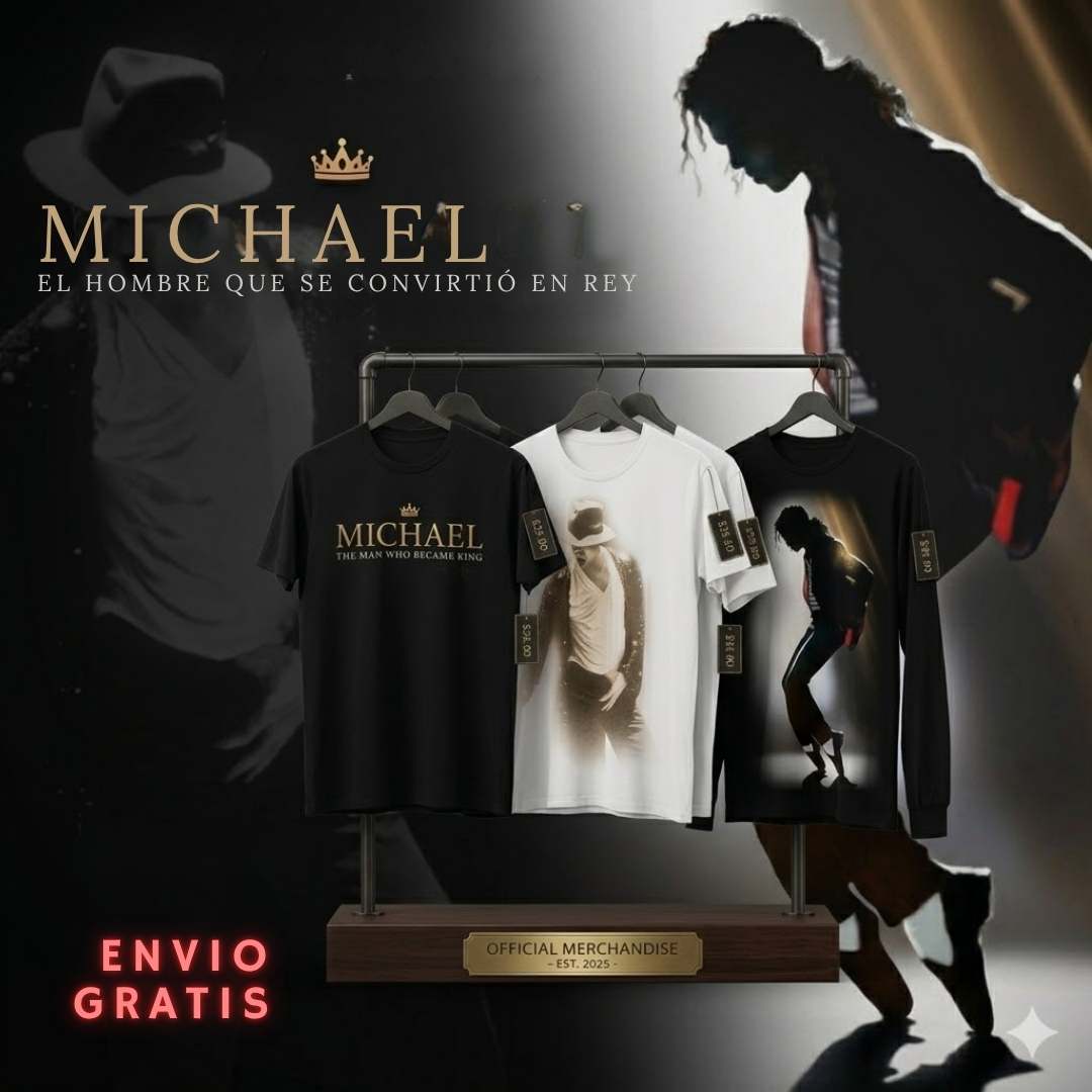 🎤🔥 Camiseta Oversize Michael Jackson™ – Rey del Pop