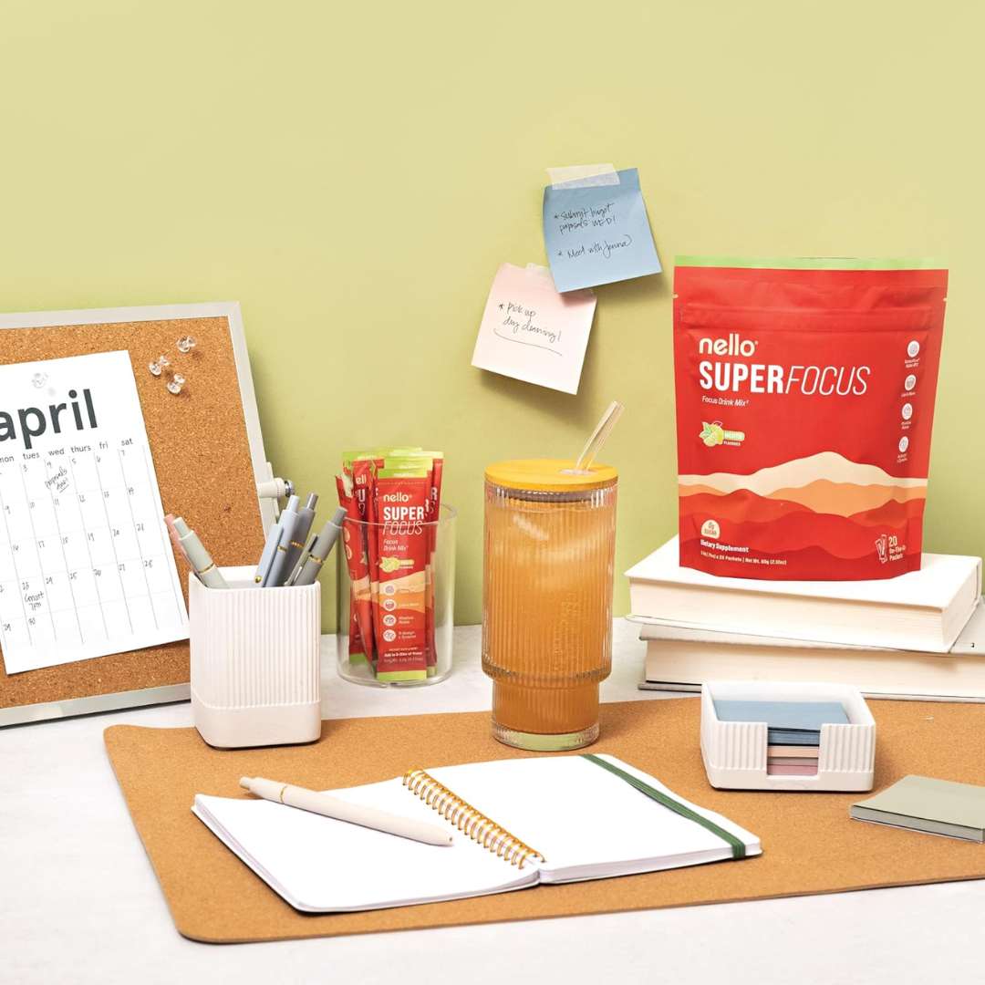 Nello SuperFocus™ x 20 sobres – Energía limpia y enfoque mental 🍍💥