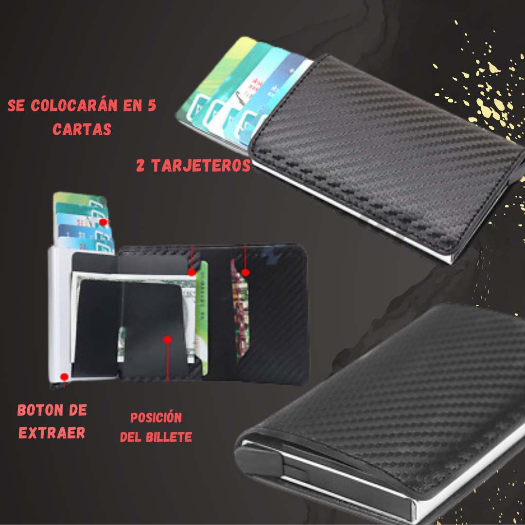 Billetera Pop-Up RFID™ – Seguridad, Estilo y Practicidad en tu Bolsillo 🔒