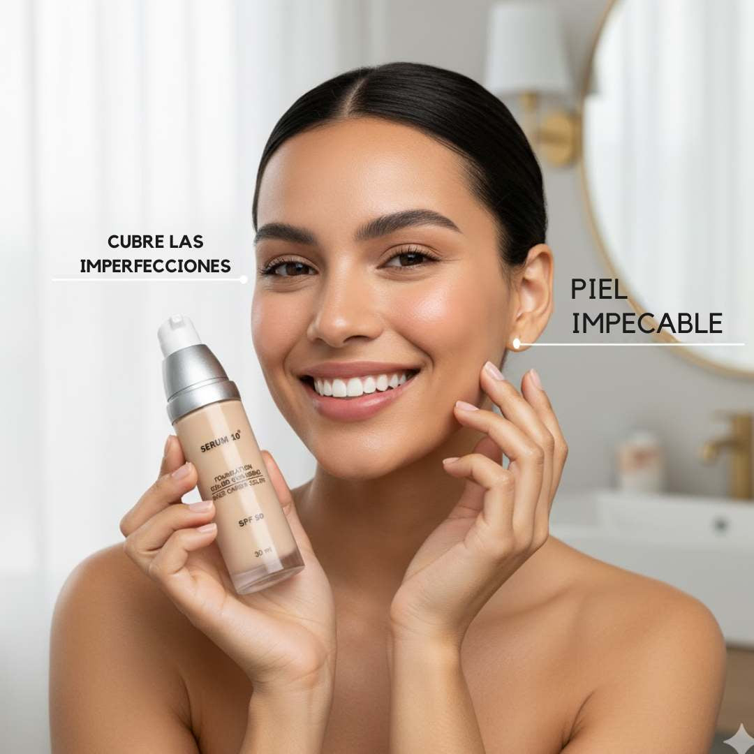 Base Mágica Autoajustable™ SPF 50 – Tu tono perfecto, sin esfuerzo 💖