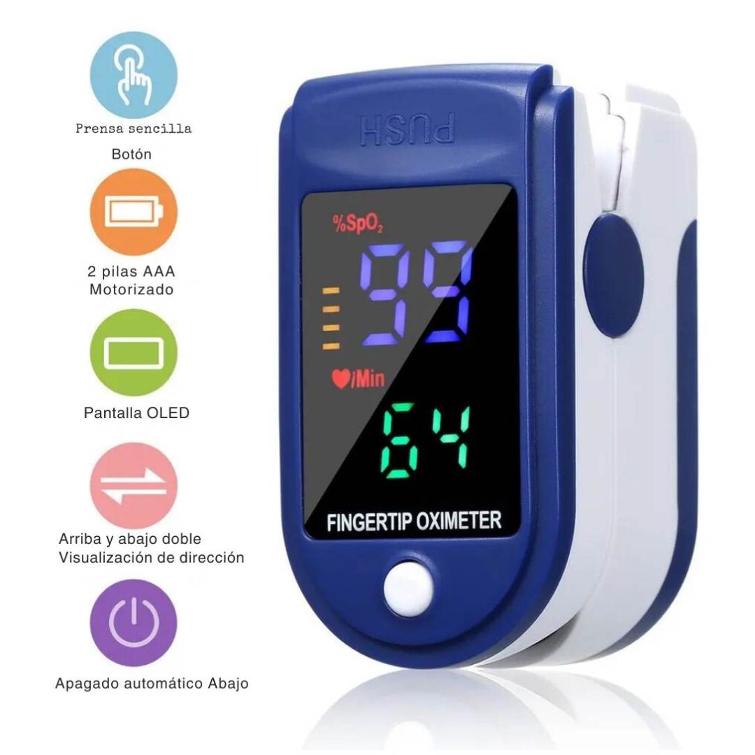 Combo Salud Vital™ – Tensiómetro Digital + Oxímetro de Pulso 🔋