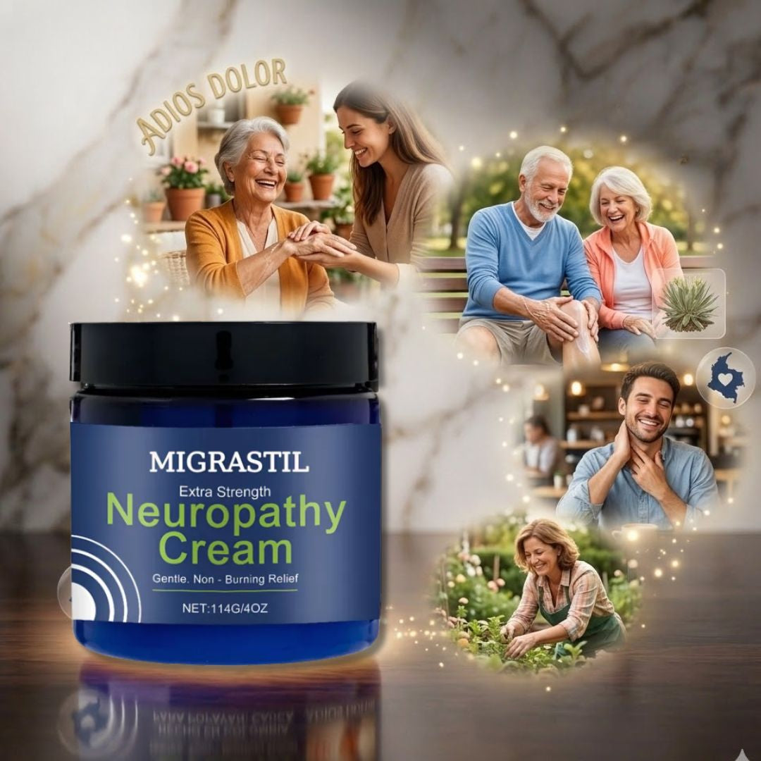 🌿Migrastil Neuropathy Relief™ 60ml – Calma Suave Sin Ardor