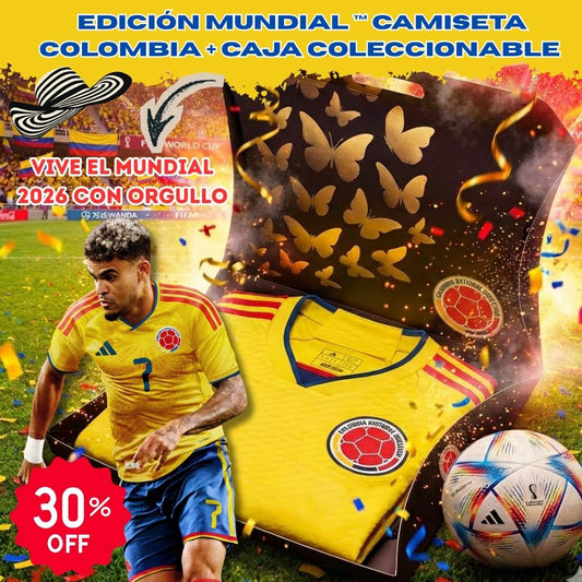 🥳⚽ Combo Camiseta Colombia FIFA 26™ + Caja Premium Edición Especial