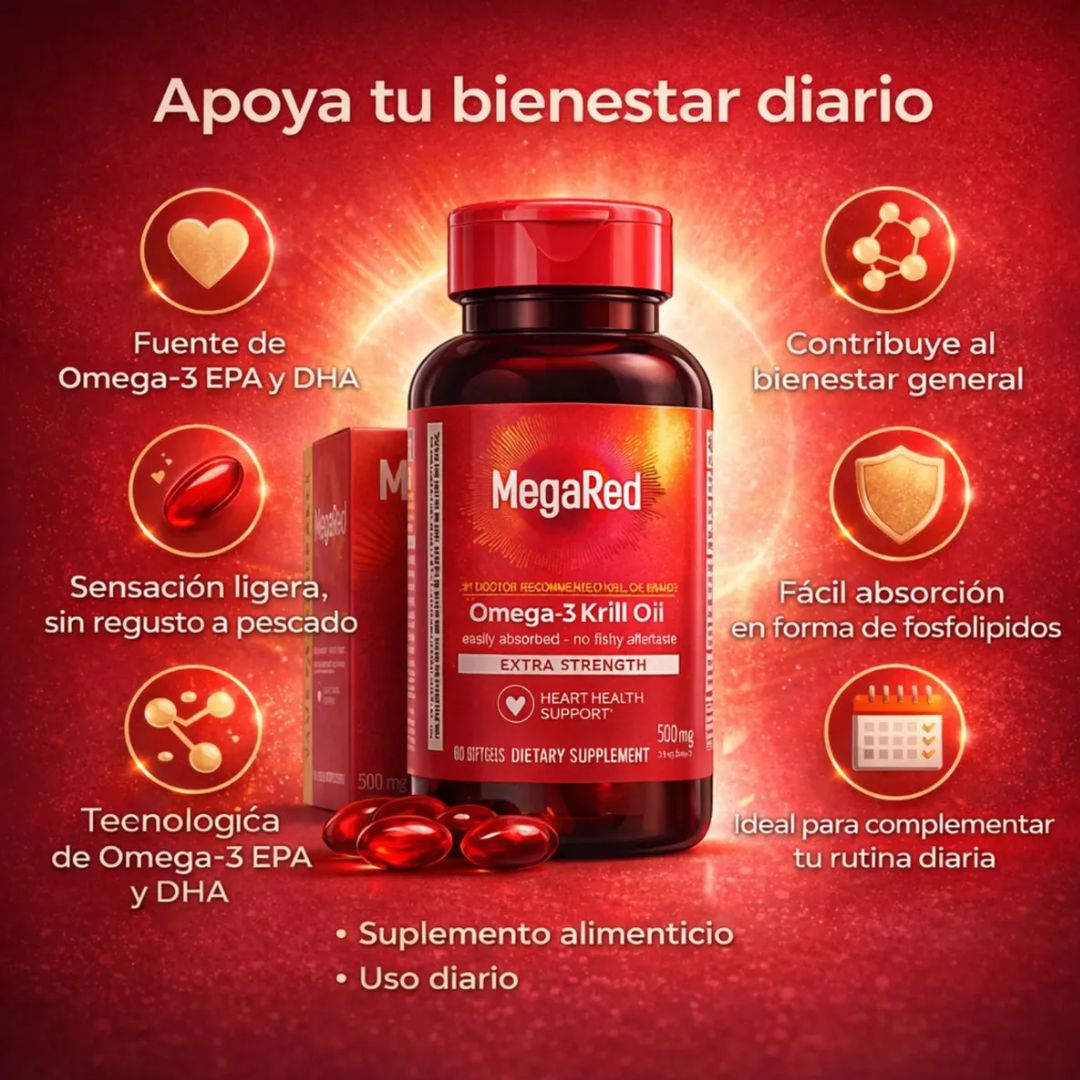 💊🔥Mega Red Omega 3™cápsulas – Energía, Bienestar y Vitalidad Diaria