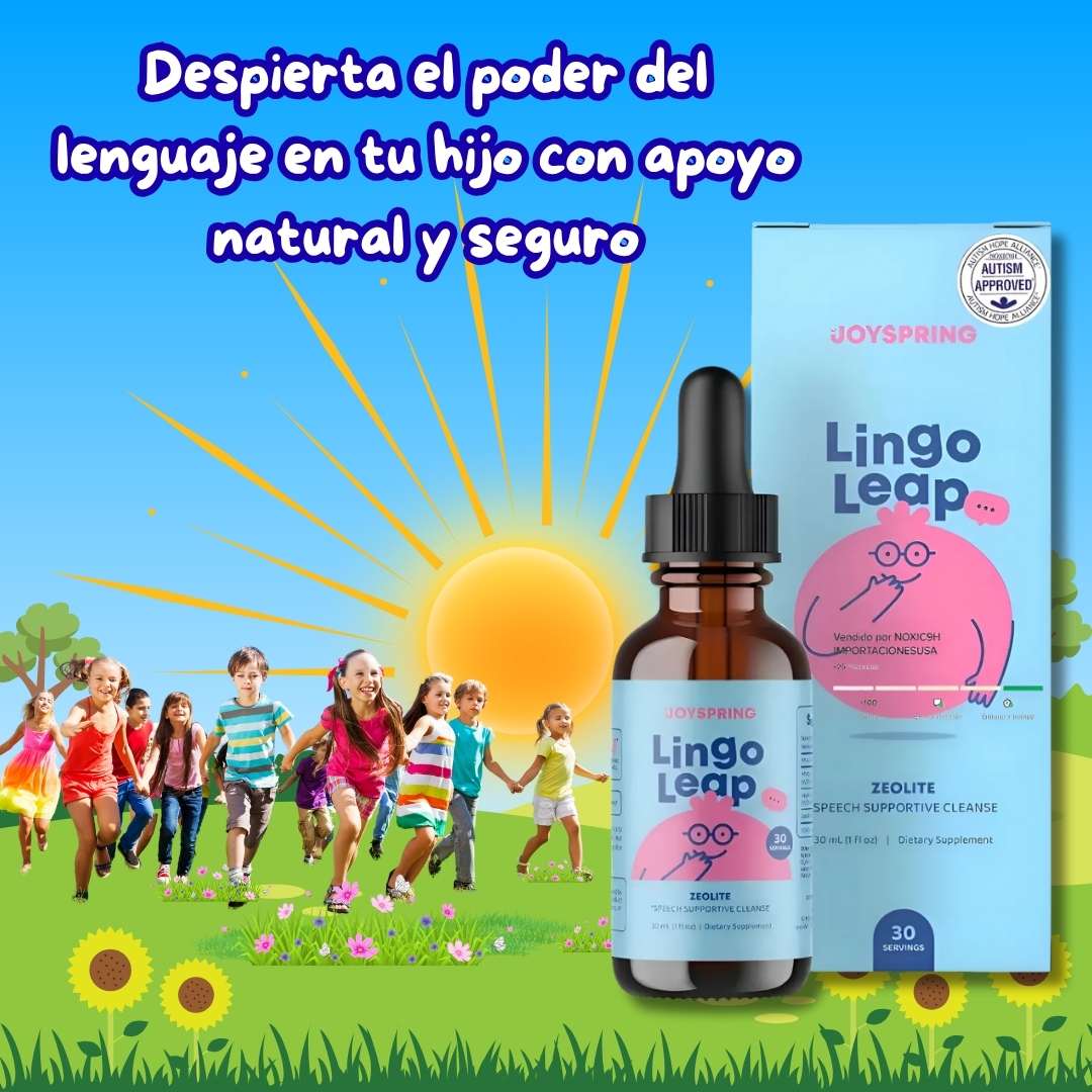 Lingo Leap™ Gotas Naturales 30ml – Estimula el habla y el aprendizaje infantil 🧠💧