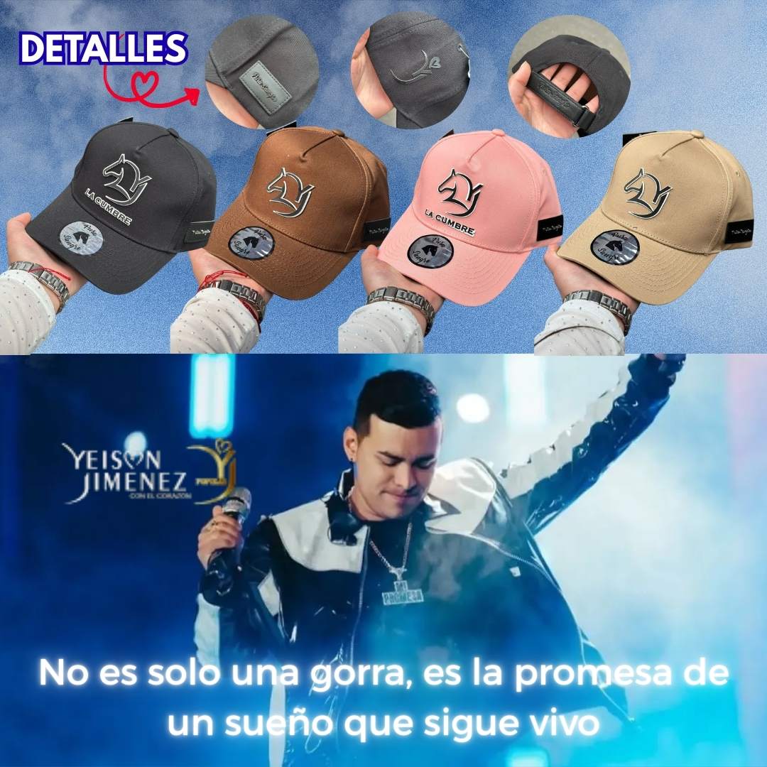 Gorras Yeison Jiménez® – La Promesa de un Legado que Inspira 🐎