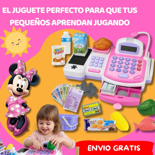 Caja Registradora Electrónica Infantil™ – ¡Aprende jugando como un cajero profesional! 🧮