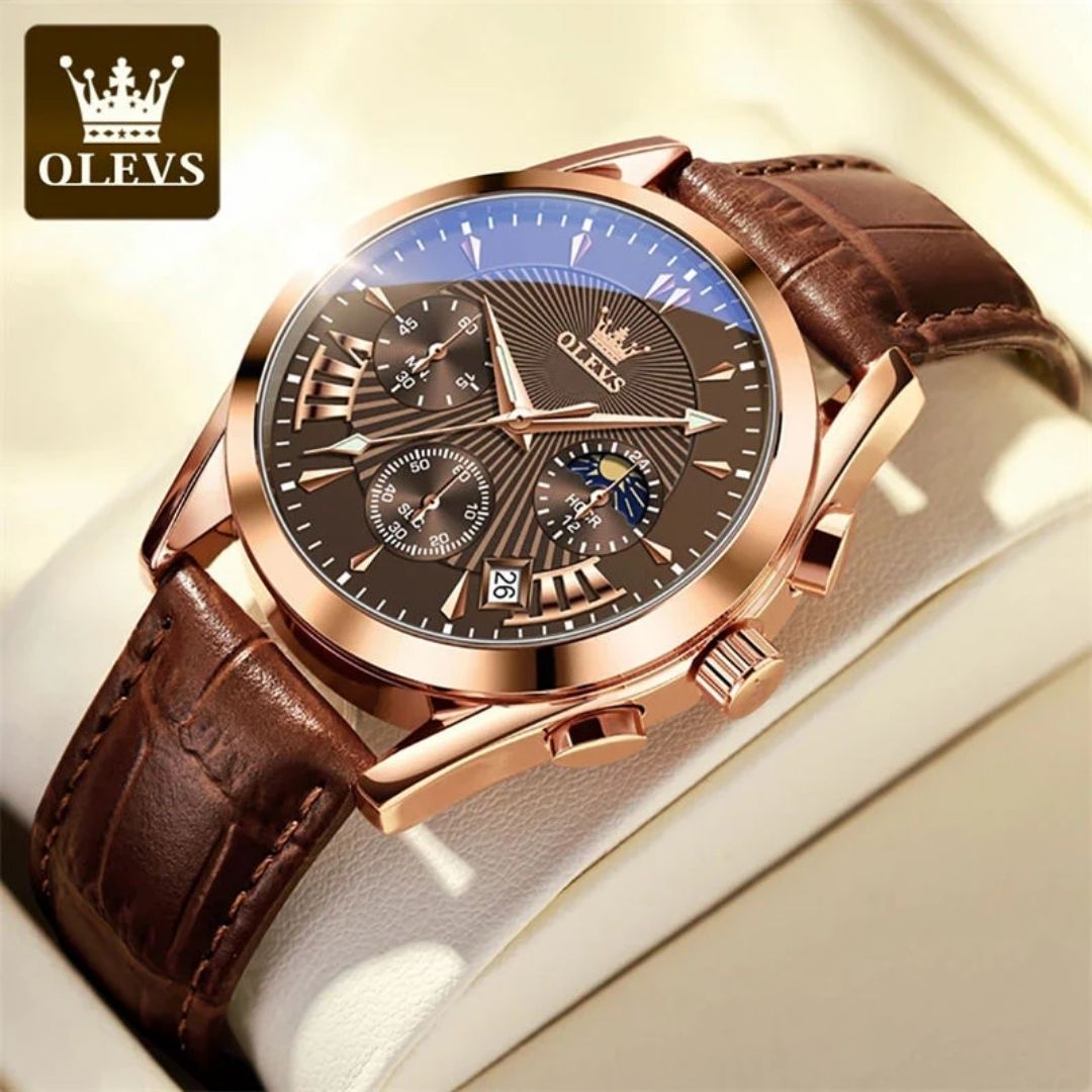 Reloj Cronógrafo Clásico  – Estilo y Precisión en tu Muñeca ⌚