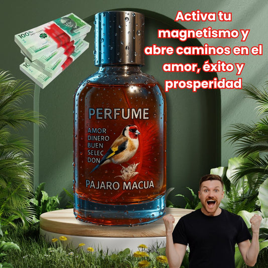 Perfume Pájaro Macua™ – Esencia Mística de Atracción y Energía 🔮