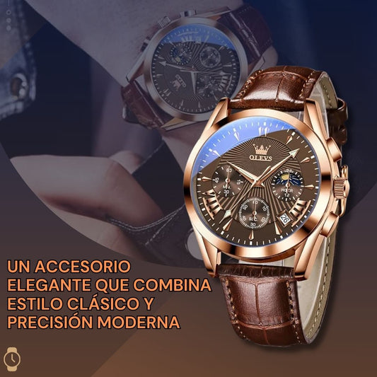 Reloj Cronógrafo Clásico  – Estilo y Precisión en tu Muñeca ⌚
