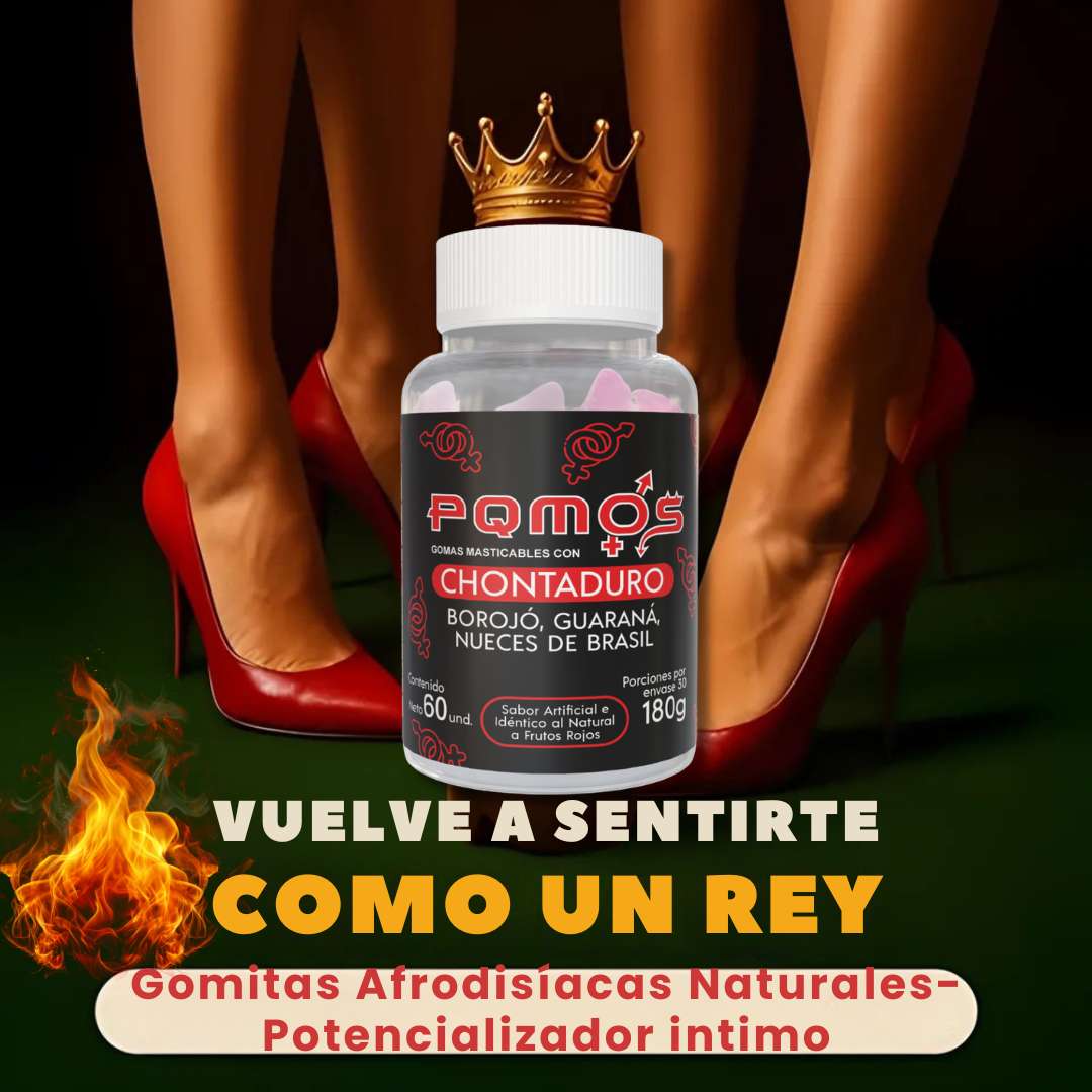 🍃 Gomitas Afrodisíacas Naturales (60 unds) – Energía, Vitalidad y Confianza ✨