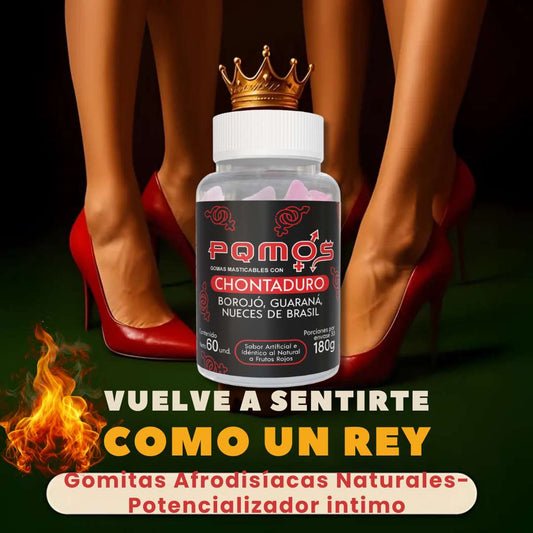 🍃 Gomitas Afrodisíacas Naturales (60 unds) – Energía, Vitalidad y Confianza ✨