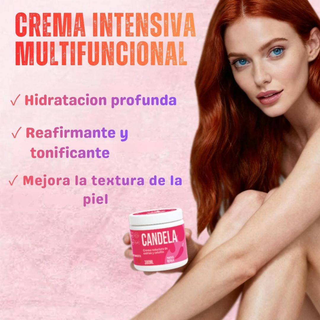 CANDELA™ Crema – Piel firme, Sin estrías y celulitis 🔥
