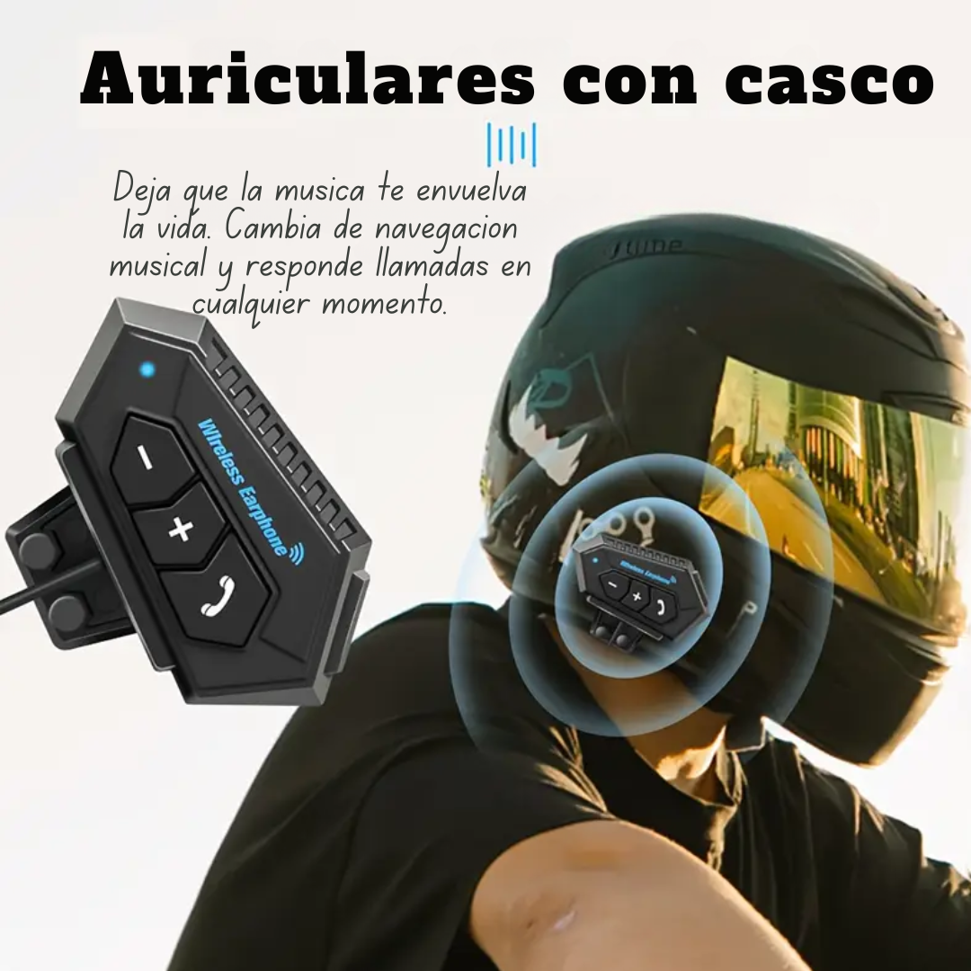 Intercomunicador Para Casco de Moto BT12 – conexión sin interrupciones 🎧🏍️