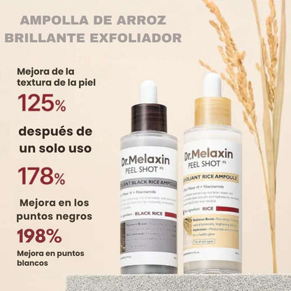 ✨ Combo x 2 Ampollas de arroz Peel Shot Glow™  – Doble poder iluminador y anti-edad 🌾
