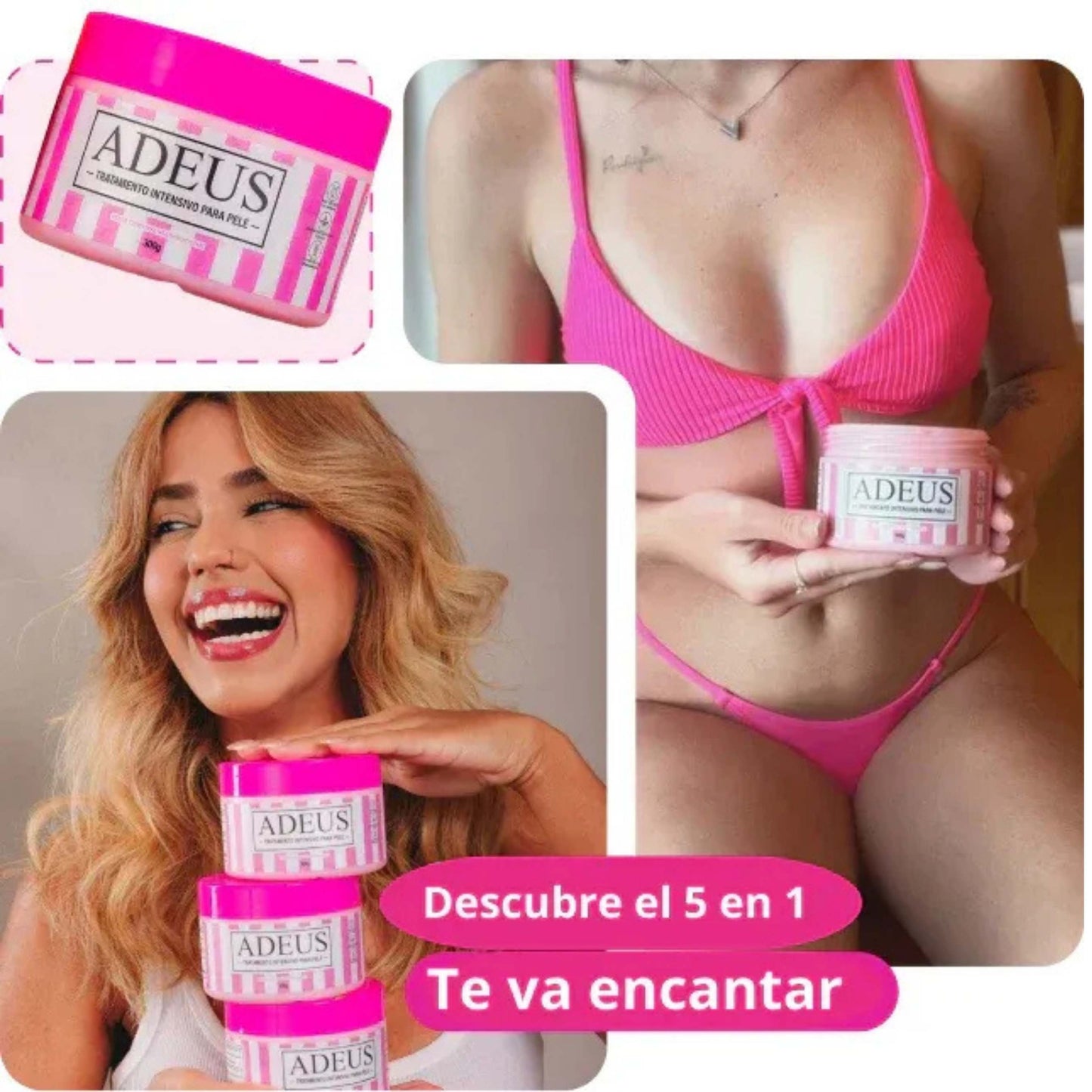 Adeus Crema™– Piel firme, suave y sin celulitis , Estrias ✨🌺