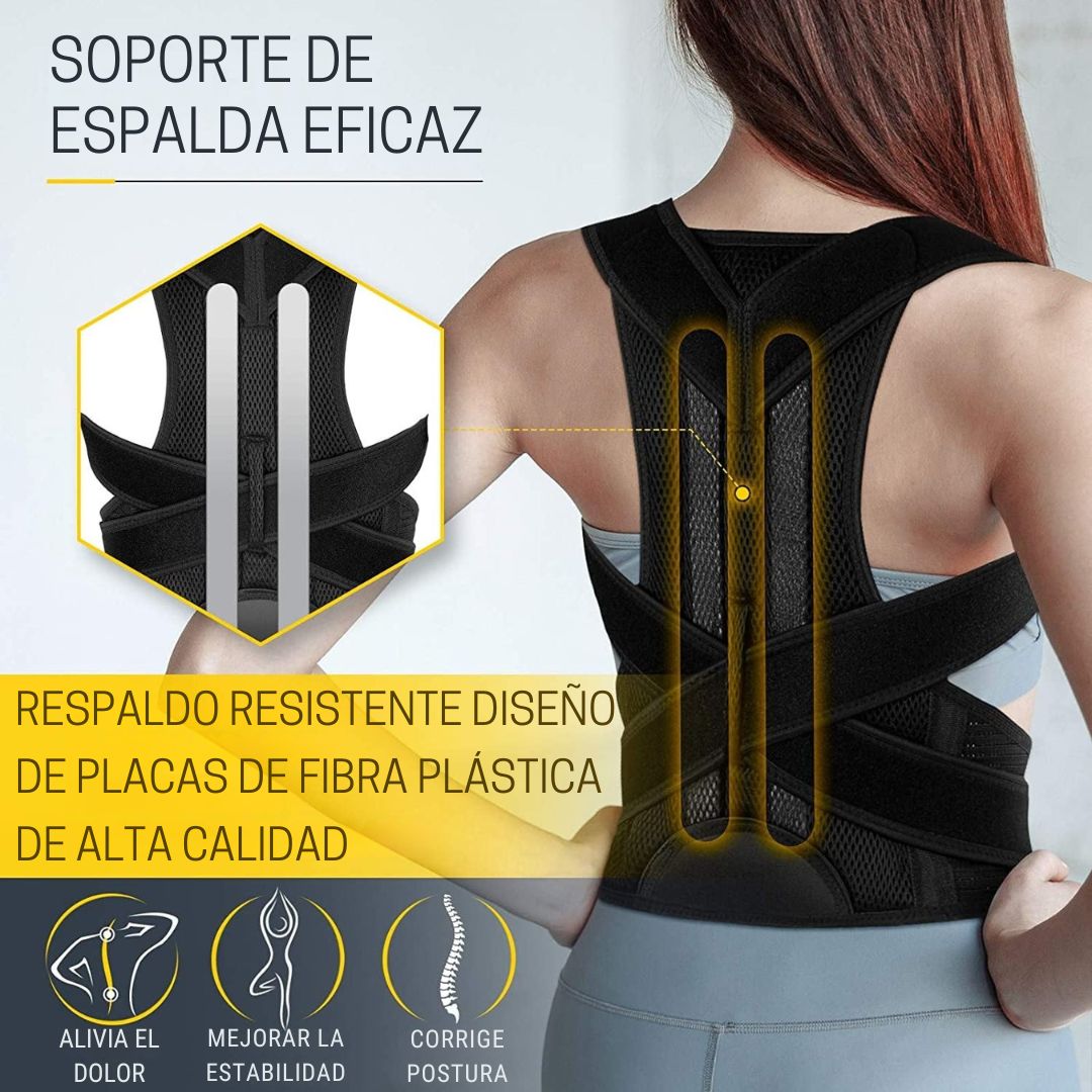 Corrector de Postura Ergonómico™ – Soporte para Espalda, Hombros y Cuello 💪
