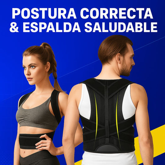 Corrector de Postura Ergonómico™ – Soporte para Espalda, Hombros y Cuello 💪