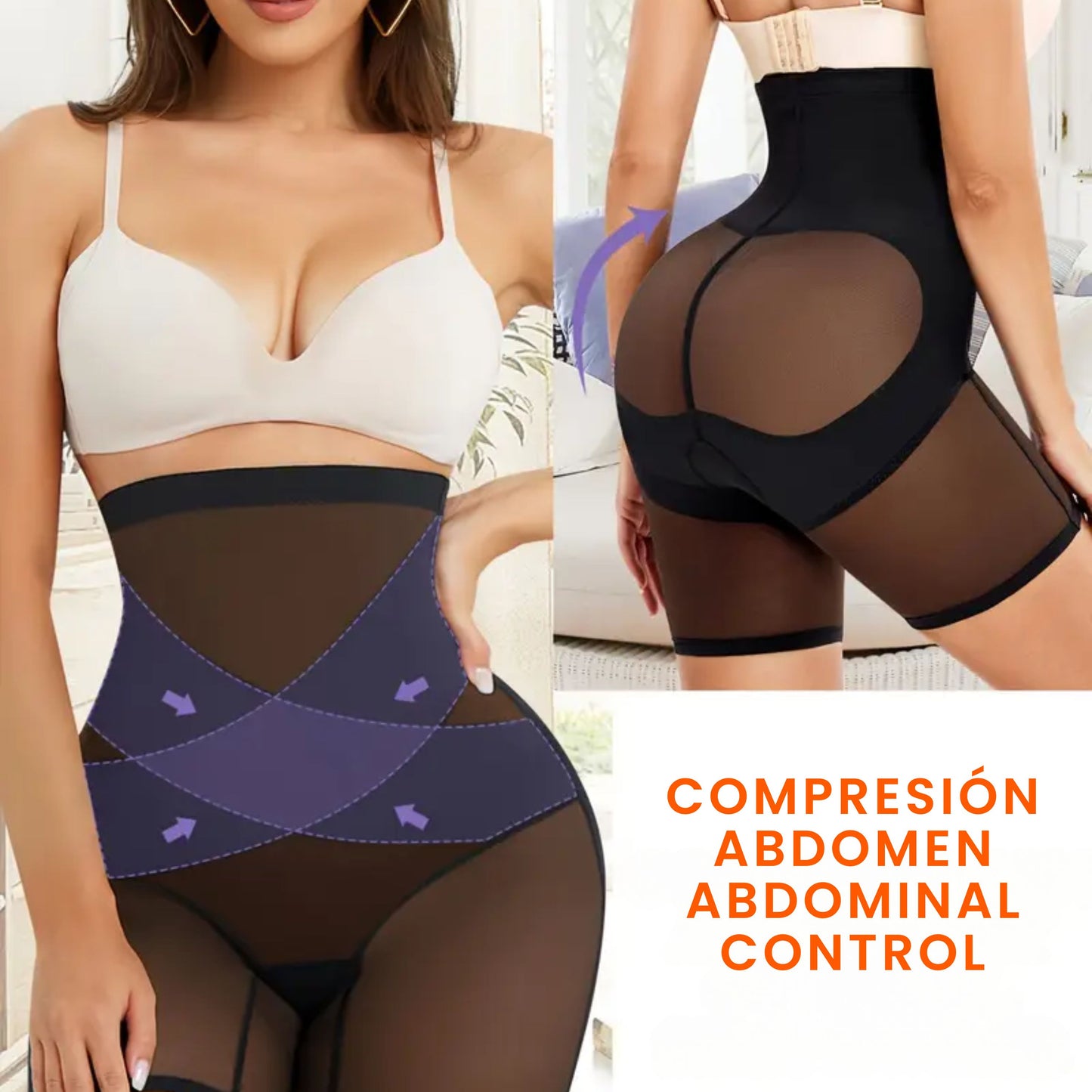 Panty 3 EN 1™ – Control de abdomen + Realce de glúteos 🍑✨