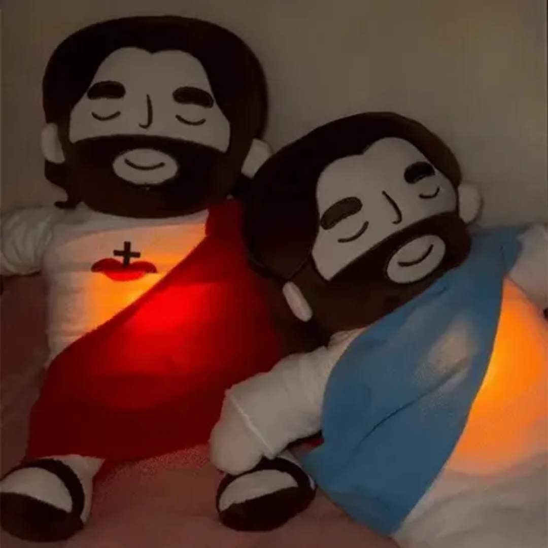 Jesús Mi Fiel Amigo™  – Peluche respirando y musical ✨