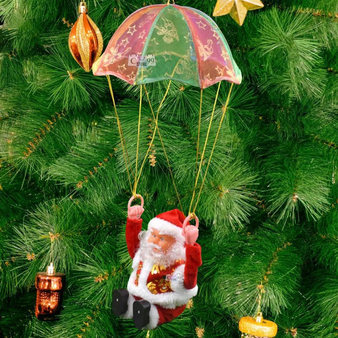 🎅 Papá Noel Giratorio™ con Sonido – Magia navideña en movimiento ✨