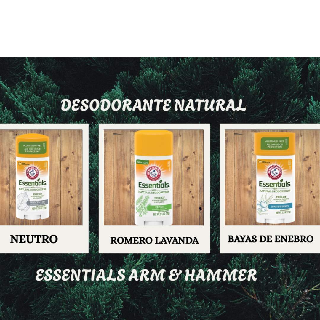 Desodorante Natural Essentials™ X 2  – Protección segura y fresca 🌱