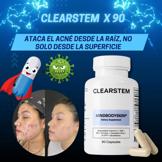 💧CLEARSTEM x 90 – Fórmula Avanzada para Piel Limpia desde el Interior