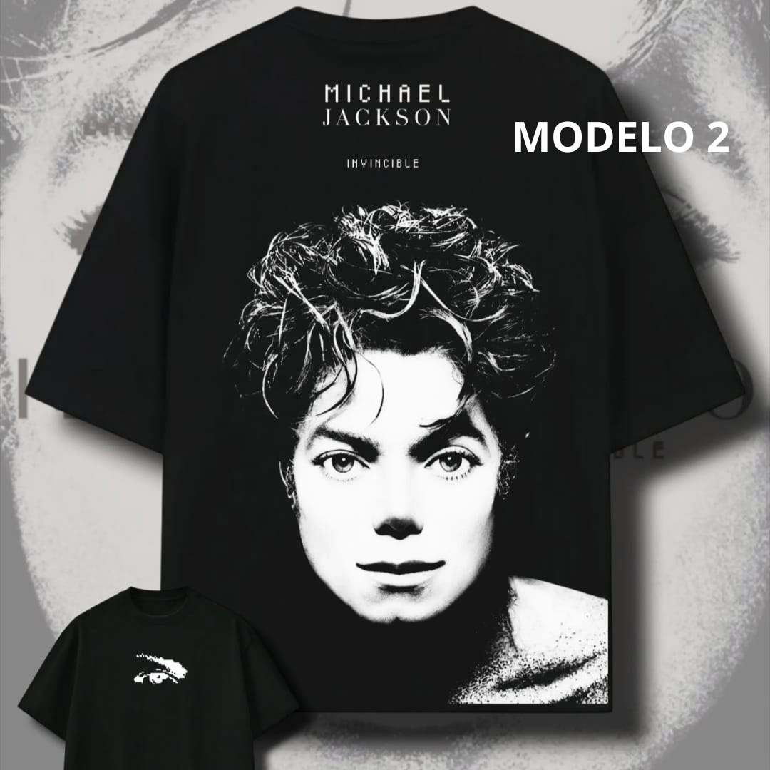 🎤🔥 Camiseta Oversize Michael Jackson™ –  Rey del Pop