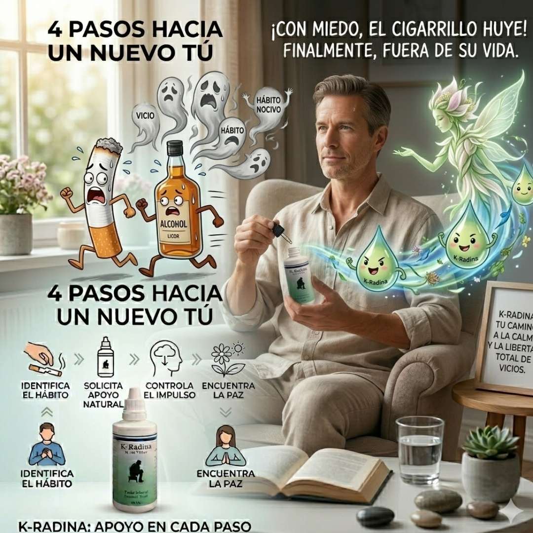 🌿✨ K-Radina™ Quita Vicios  – Apoyo Natural para Recuperar el Control