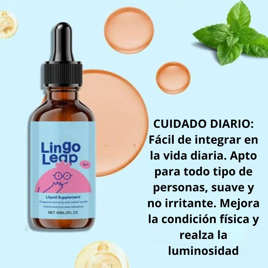 Lingo Leap™ Gotas Naturales 30ml – Estimula el habla y el aprendizaje infantil 🧠💧