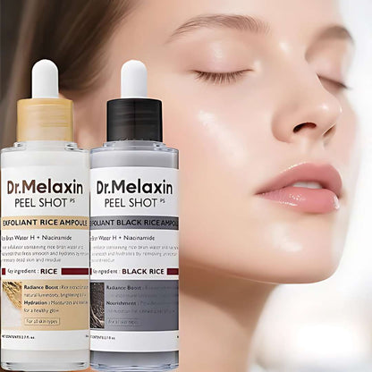 ✨ Combo x 2 Ampollas de arroz Peel Shot Glow™  – Doble poder iluminador y anti-edad 🌾