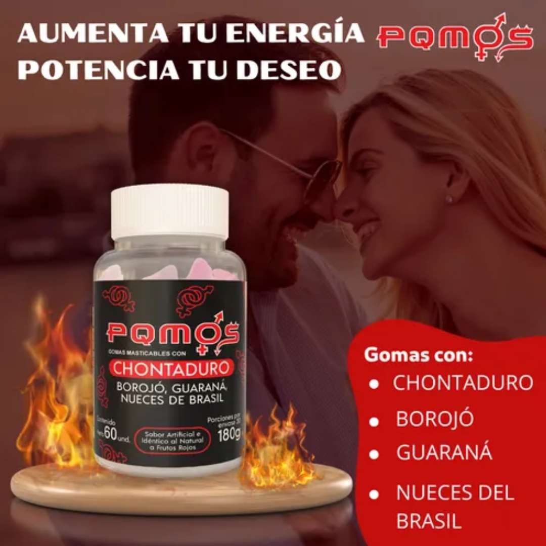🍃 Gomitas Afrodisíacas Naturales (60 unds) – Energía, Vitalidad y Confianza ✨