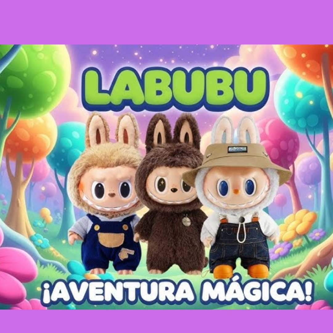 Labubu Parlanchina™ 🎀 – Habla, Canta y Camina Contigo 🎶