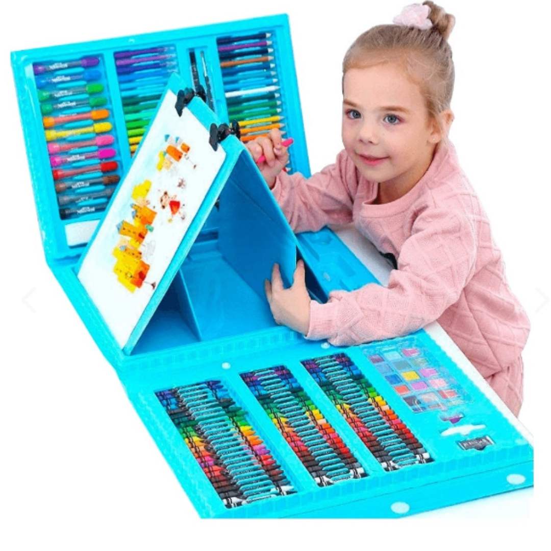 🎨 Set Maletín de Arte 208 Piezas – Creatividad en tus manos ✏️