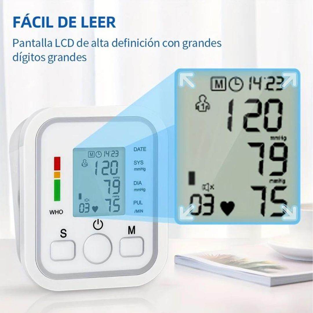 Combo Salud Vital™ – Tensiómetro Digital + Oxímetro de Pulso 🔋