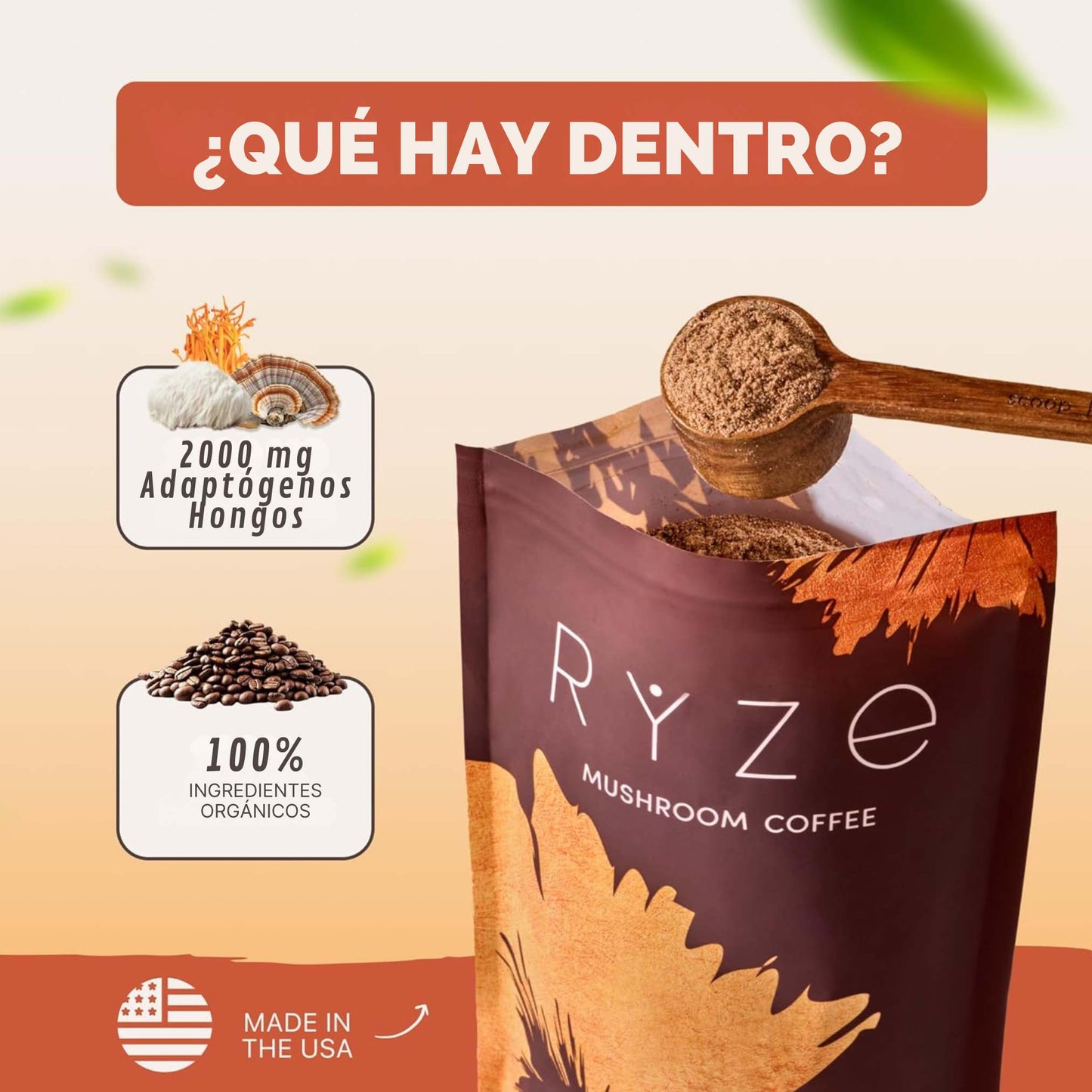 Ryze Mushroom Coffee Kit 🍄 – Energía natural y bienestar diario ☕