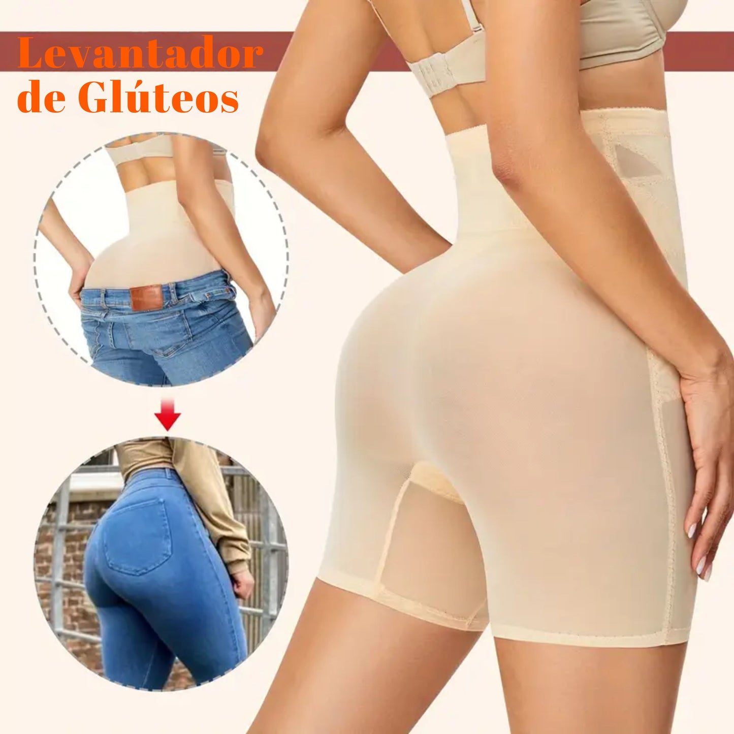 Panty 3 EN 1™ – Control de abdomen + Realce de glúteos 🍑✨