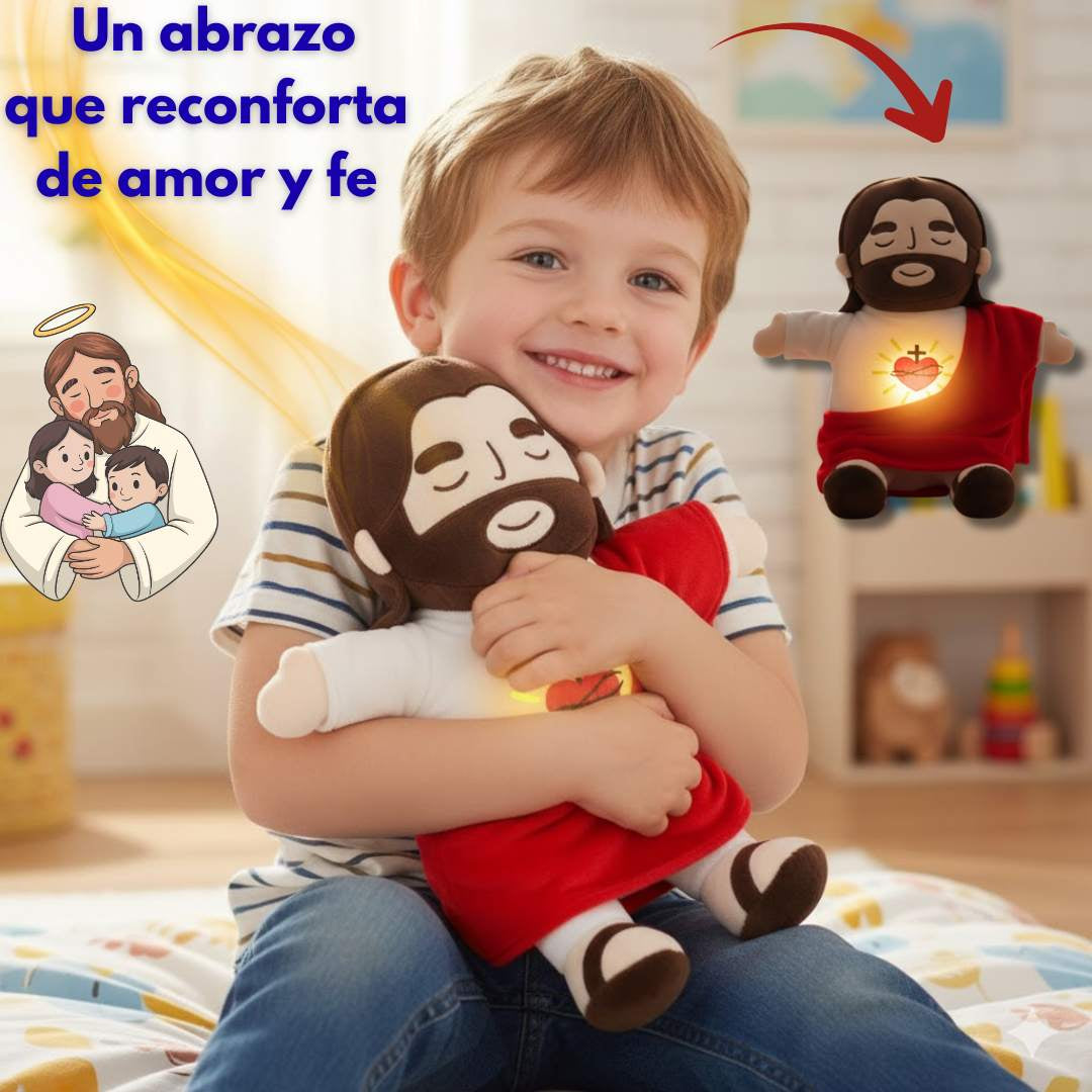 Jesús Mi Fiel Amigo™  – Peluche respirando y musical ✨
