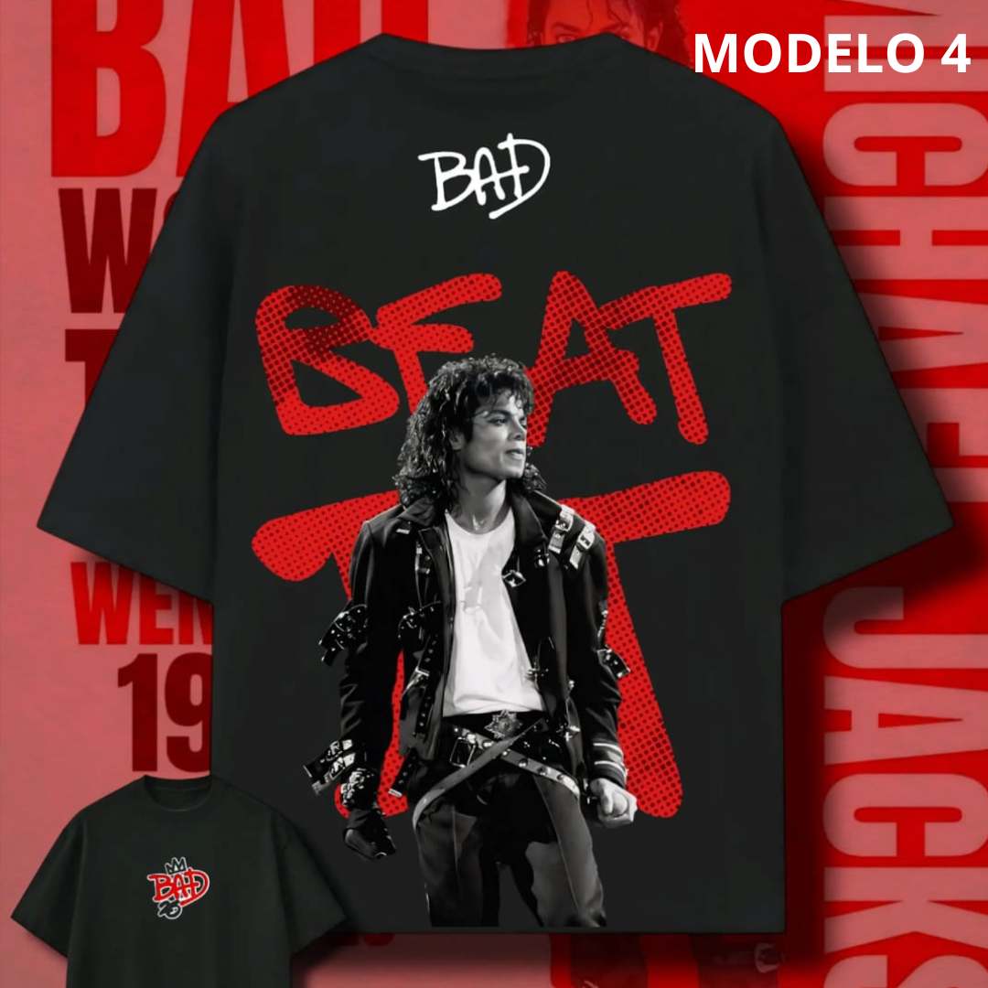 🎤🔥 Camiseta Oversize Michael Jackson™ –  Rey del Pop