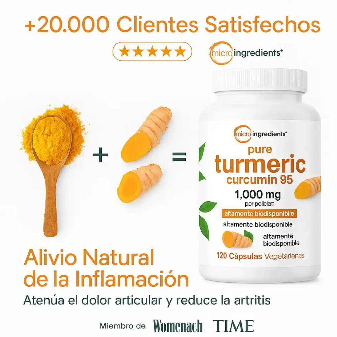 Toplux Turmeric Complex™  –  cápsulas antioxidantes y antiinflamatorias 🌿
