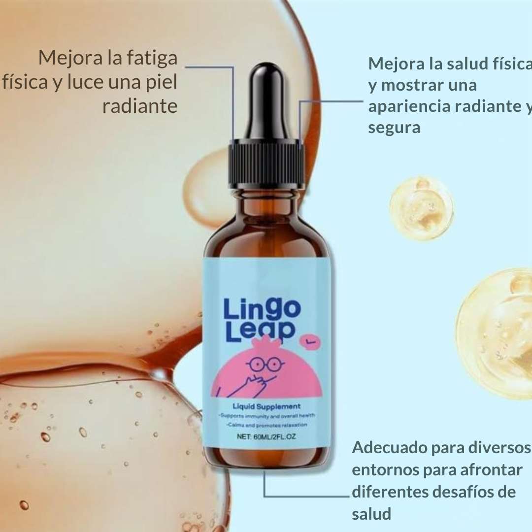 Lingo Leap™ Gotas Naturales 30ml – Estimula el habla y el aprendizaje infantil 🧠💧