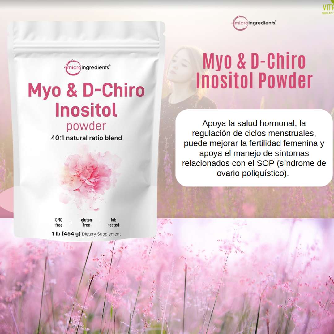 Micro Ingredients Myo-Inositol + D-Chiro Inositol 1 lb 🌸🌿
