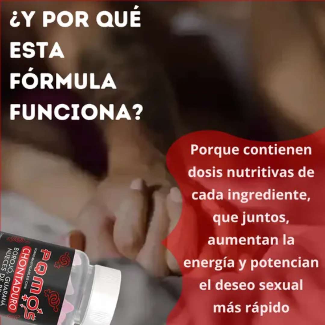 🍃 Gomitas Afrodisíacas Naturales (60 unds) – Energía, Vitalidad y Confianza ✨