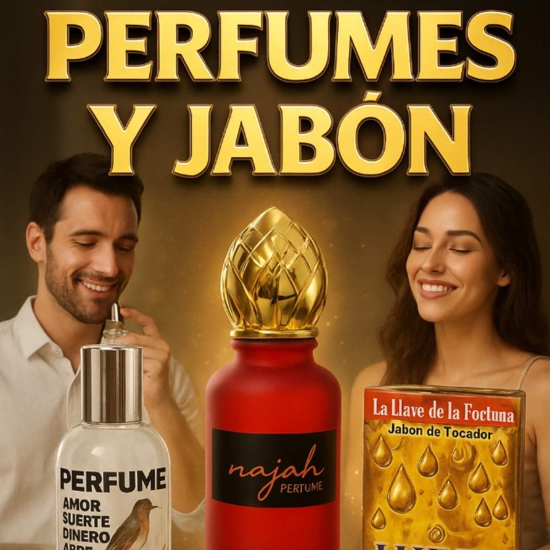 Combo Especial Amor, Salud y Fortuna™ – Perfumes Energéticos + Jabón 🍀