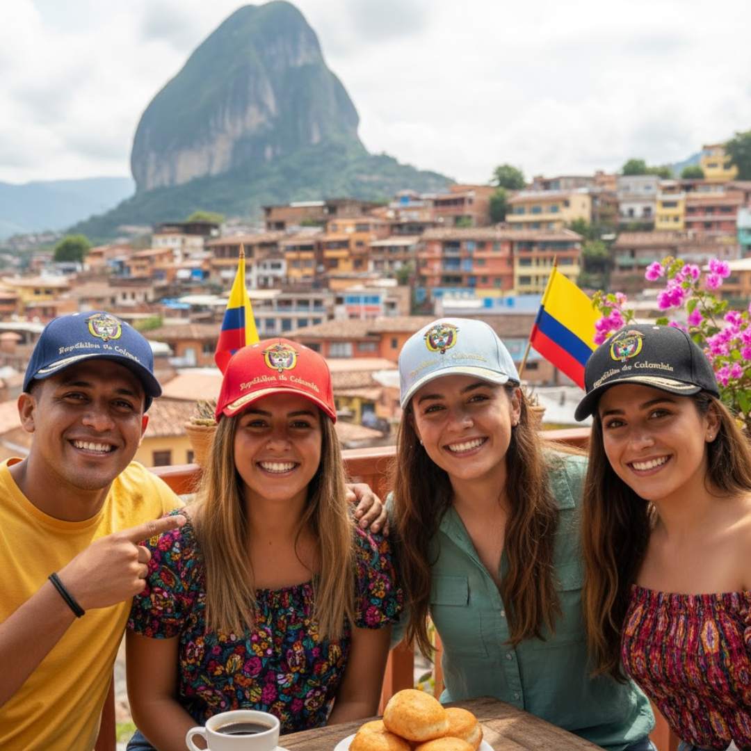 💛💙❤️ Gorra República de Colombia™ – Bordado Premium en Drill Nacional