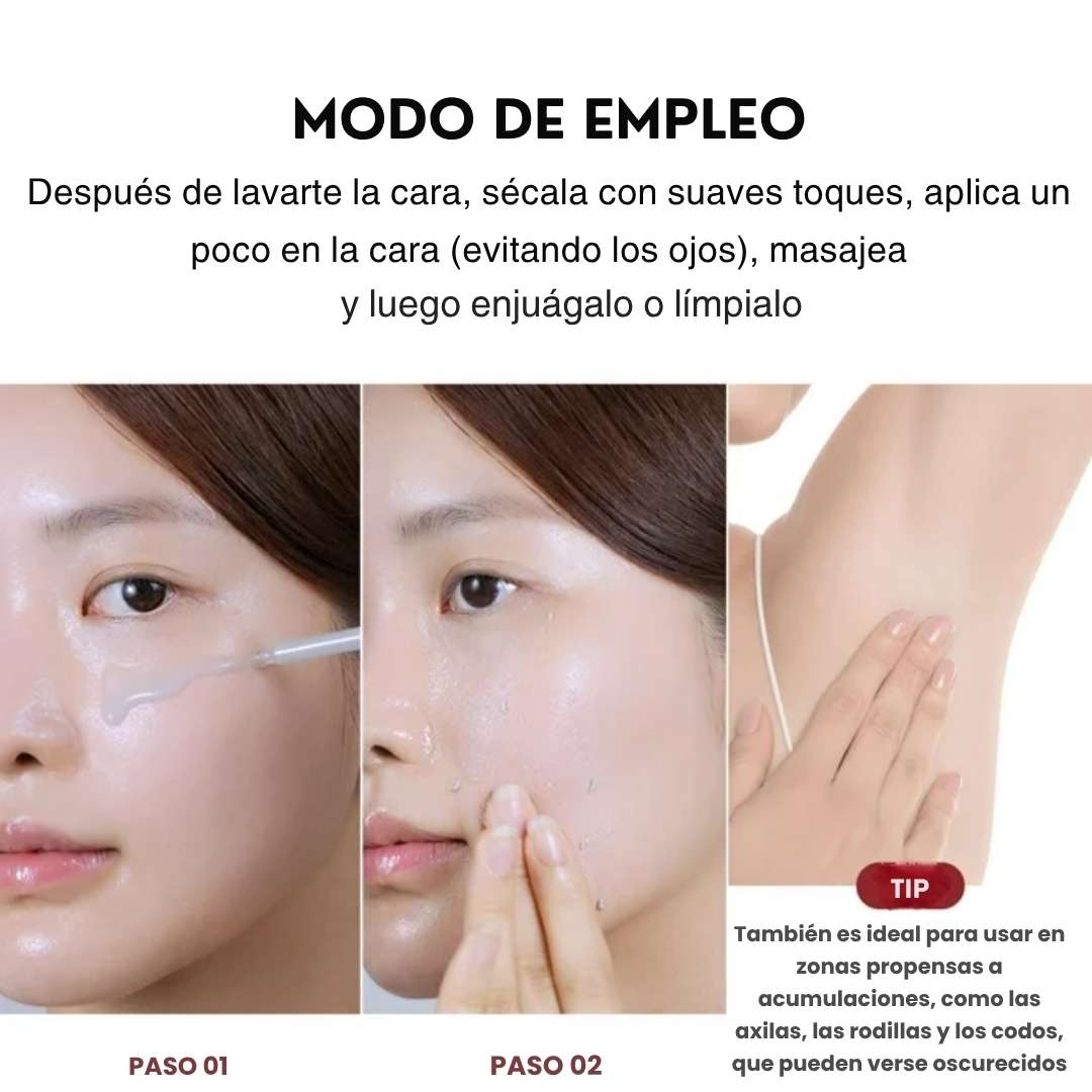 ✨ Combo x 2 Ampollas de arroz Peel Shot Glow™  – Doble poder iluminador y anti-edad 🌾