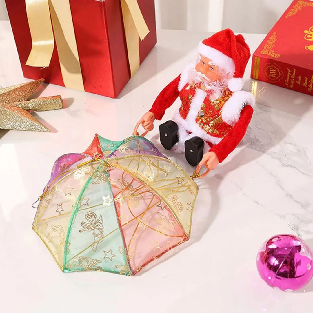🎅 Papá Noel Giratorio™ con Sonido – Magia navideña en movimiento ✨