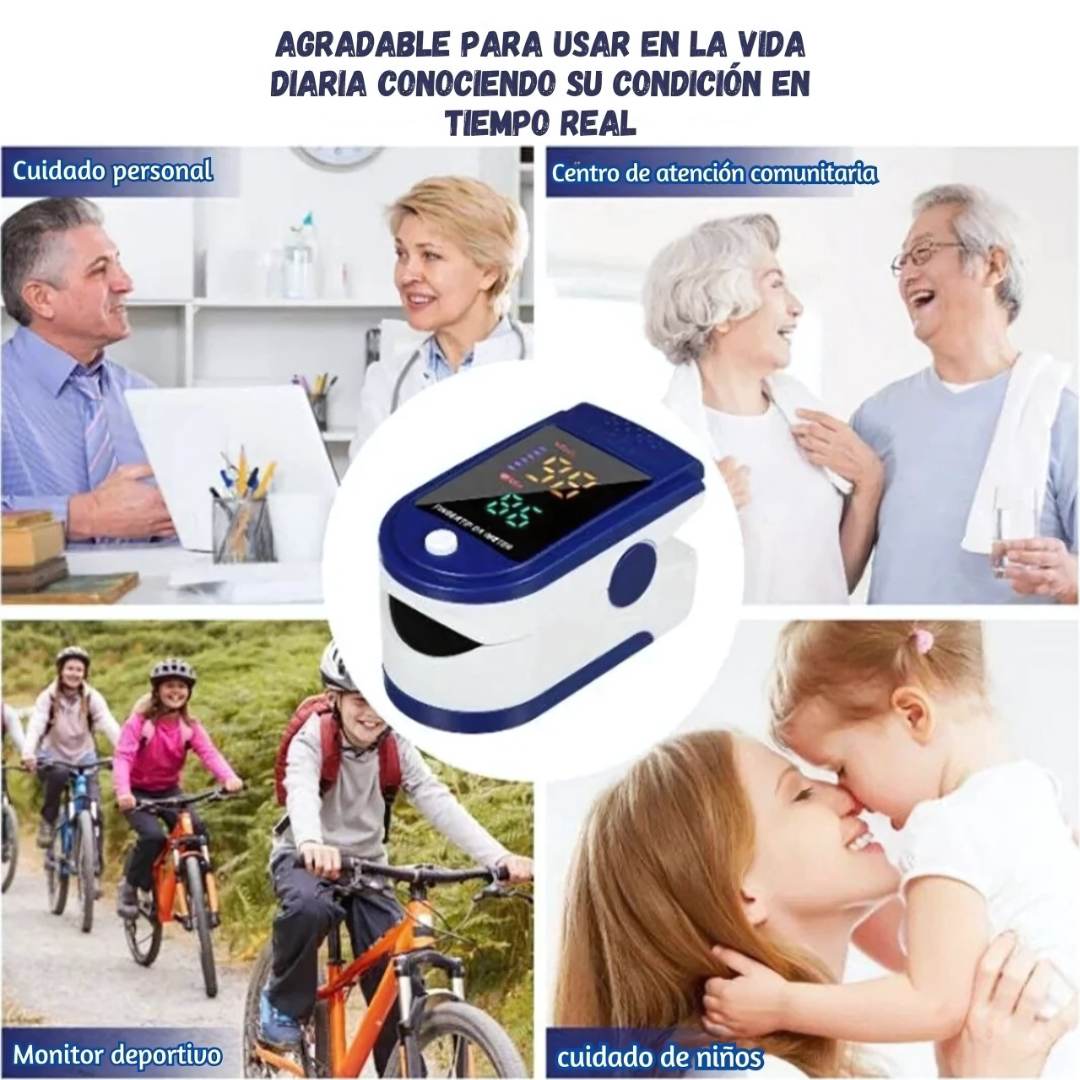 Combo Salud Vital™ – Tensiómetro Digital + Oxímetro de Pulso 🔋