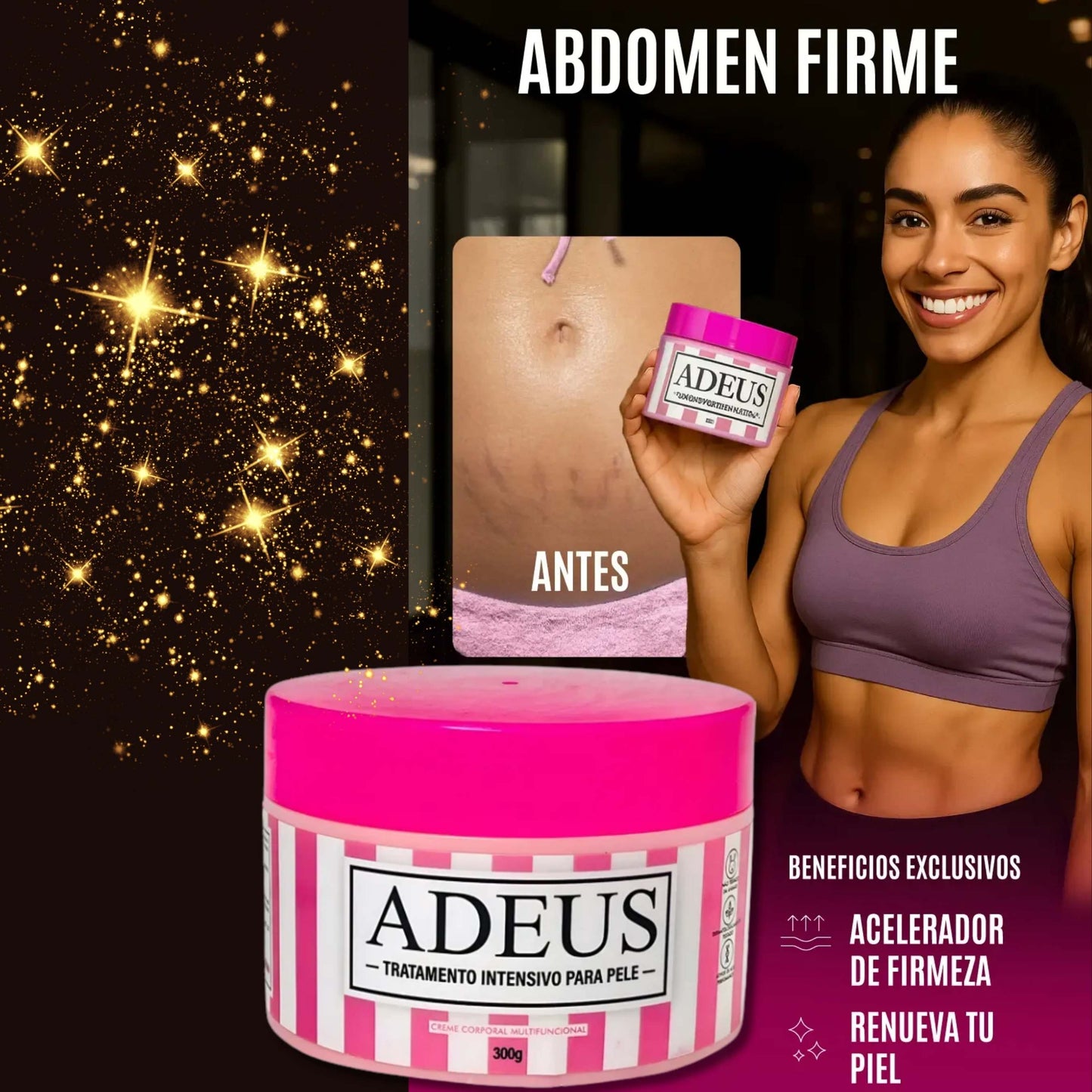 Adeus Crema™– Piel firme, suave y sin celulitis , Estrias ✨🌺