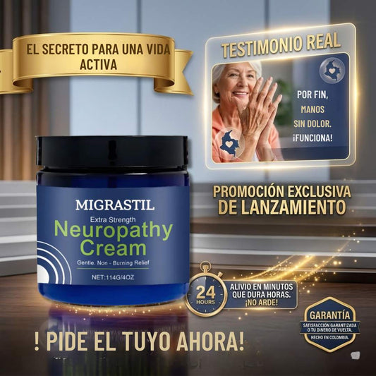 🌿Migrastil Neuropathy Relief™ 60ml – Calma Suave Sin Ardor